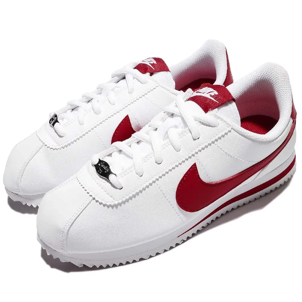 Nike 耐吉 休閒鞋 Cortez Basic 小童鞋 白 藍 魔鬼氈 皮革 嬰兒鞋 小朋友 904769-106 歷史價格詳細信息