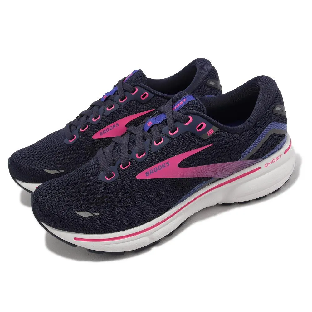 Brooks 慢跑鞋 Ghost 15 藍 白 螢光綠 路跑 魔鬼系列 高足弓 男鞋 避震 1103931D482 歷史價格詳細信息