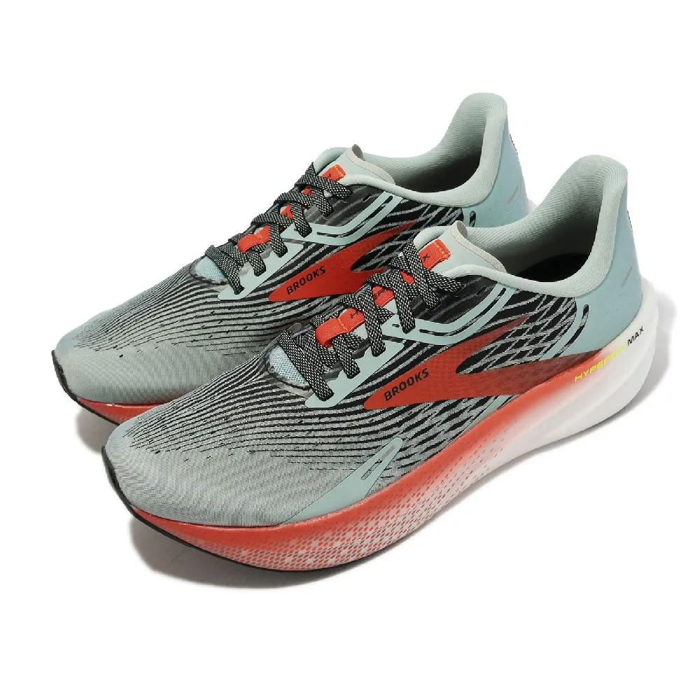 Brooks Hyperion Max 2 [1204231B443] 女 慢跑鞋 運動 路跑 推進加速象限 灰 橘黃 歷史價格詳細信息