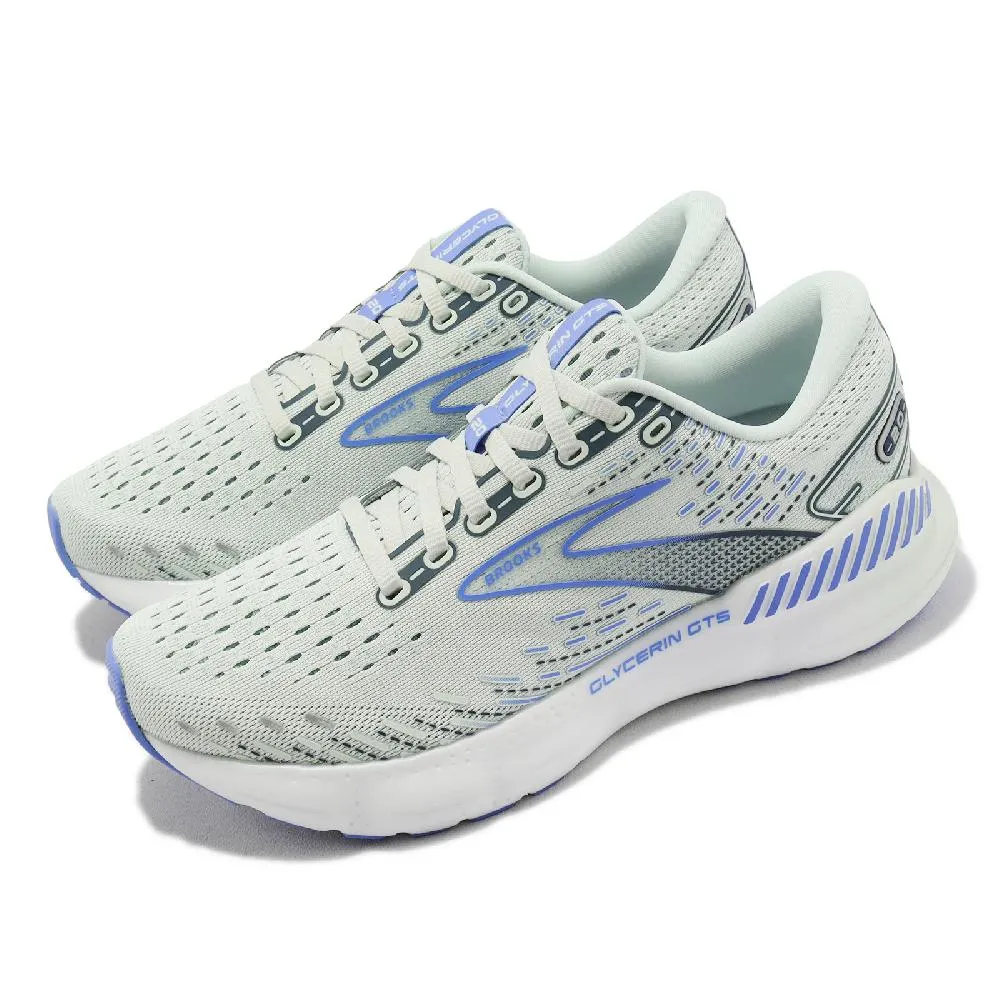 Brooks 慢跑鞋 Glycerin 20 白 紫 甘油系列 避震緩衝 女鞋 路跑 【ACS】 1203691B168 歷史價格詳細信息