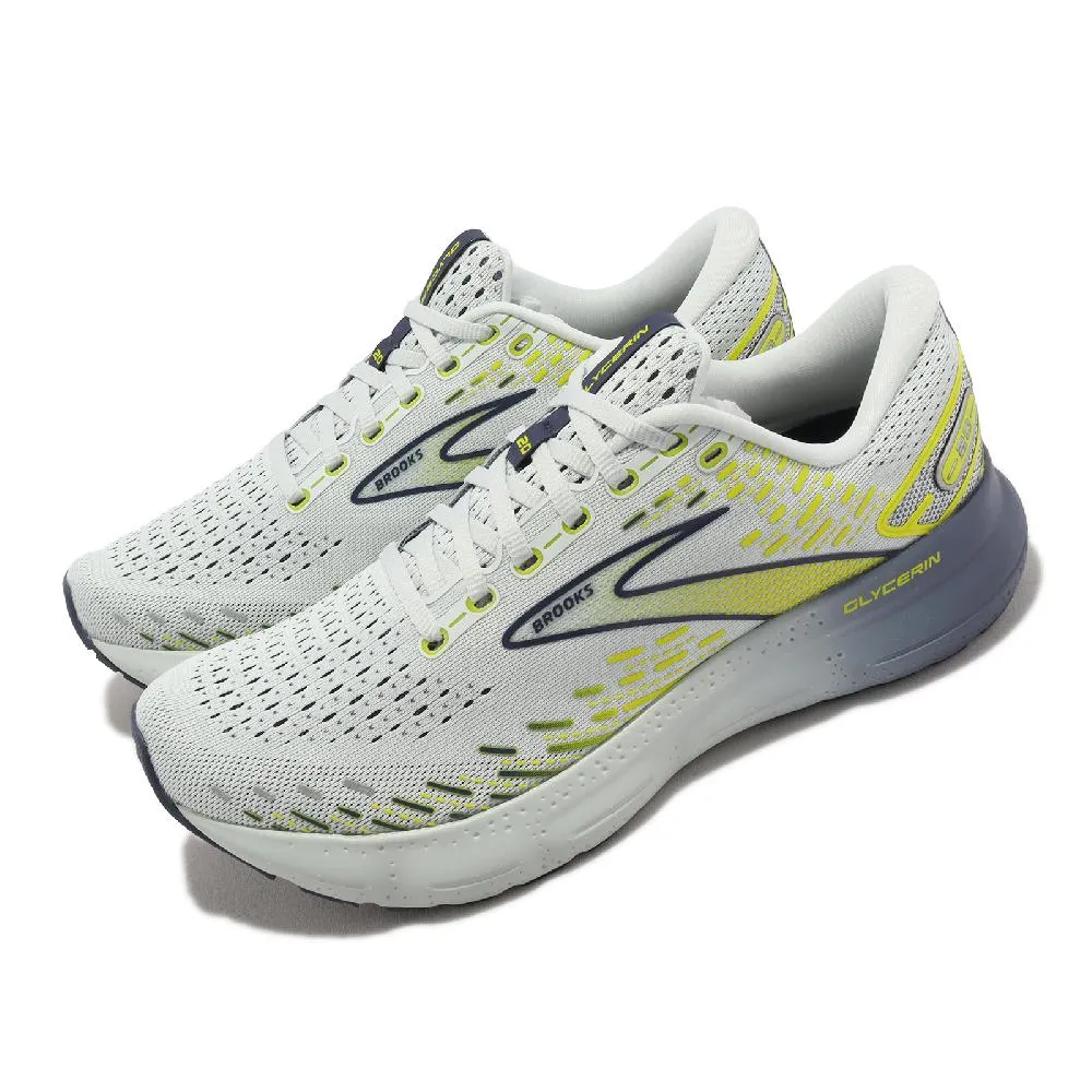 Brooks 慢跑鞋 Glycerin 20 白 紫 甘油系列 避震緩衝 女鞋 路跑 【ACS】 1203691B168 歷史價格詳細信息