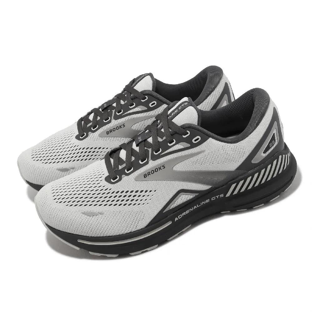 Brooks Adrenaline Gts 23 [1103914E065] 男 慢跑鞋 運動 避震 緩衝 超寬楦 白黑 歷史價格詳細信息