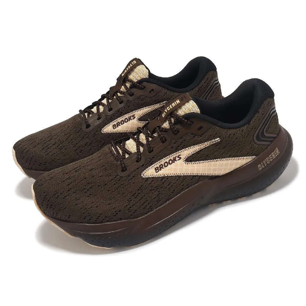 Brooks 布魯克斯 慢跑鞋 Glycerin 21 男鞋 藍 綠 回彈 輕量 甘油系列 運動鞋 1104191D409 歷史價格詳細信息