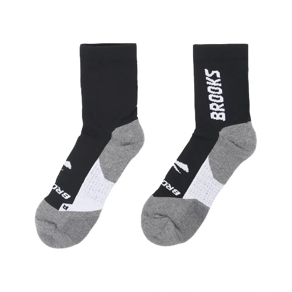【BROOKS】運動襪 Ghost Crew Socks 白 黑 緩衝 支撐 短襪 襪子(280495161) 歷史價格詳細信息