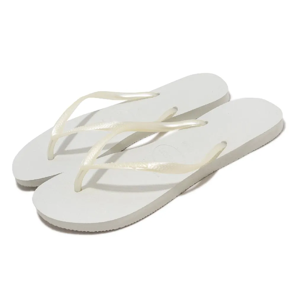 哈瓦仕 Havaianas Slim 白色 方形拖鞋 夾腳拖 女款 H5448【新竹皇家 4148301-0001W】 歷史價格詳細信息