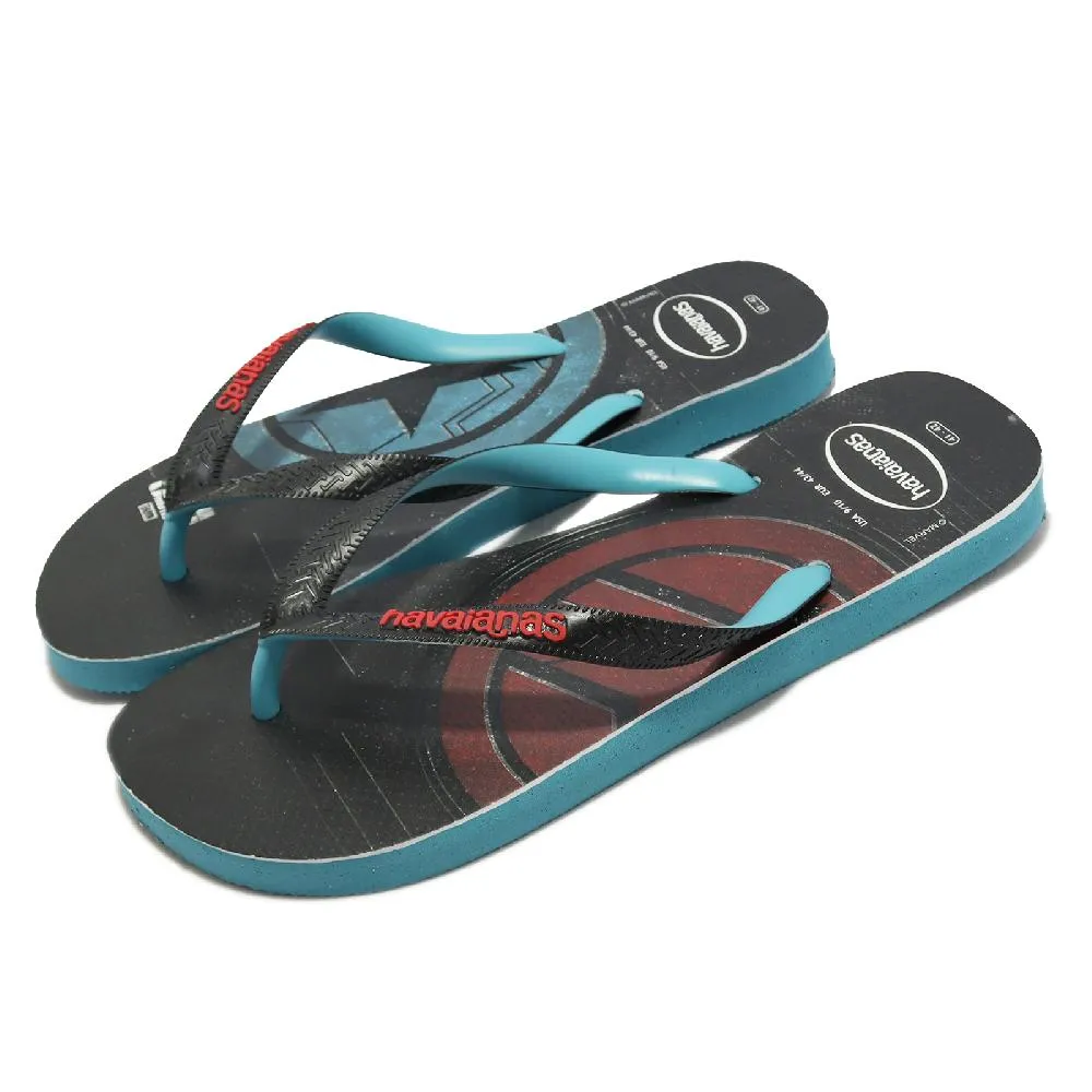 Havaianas 拖鞋 Top Marvel 男鞋 黑豹 漫威 聯名 夾腳拖 哈瓦仕 ACS 41395110437U 歷史價格詳細信息