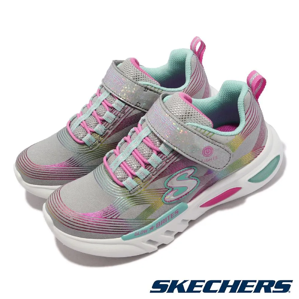 【SKECHERS】燈鞋 S Lights Mighty Glow 2-Dino Bolt 小童 黑 綠橘 暴龍 小朋友(403501-NBKOR) 歷史價格詳細信息