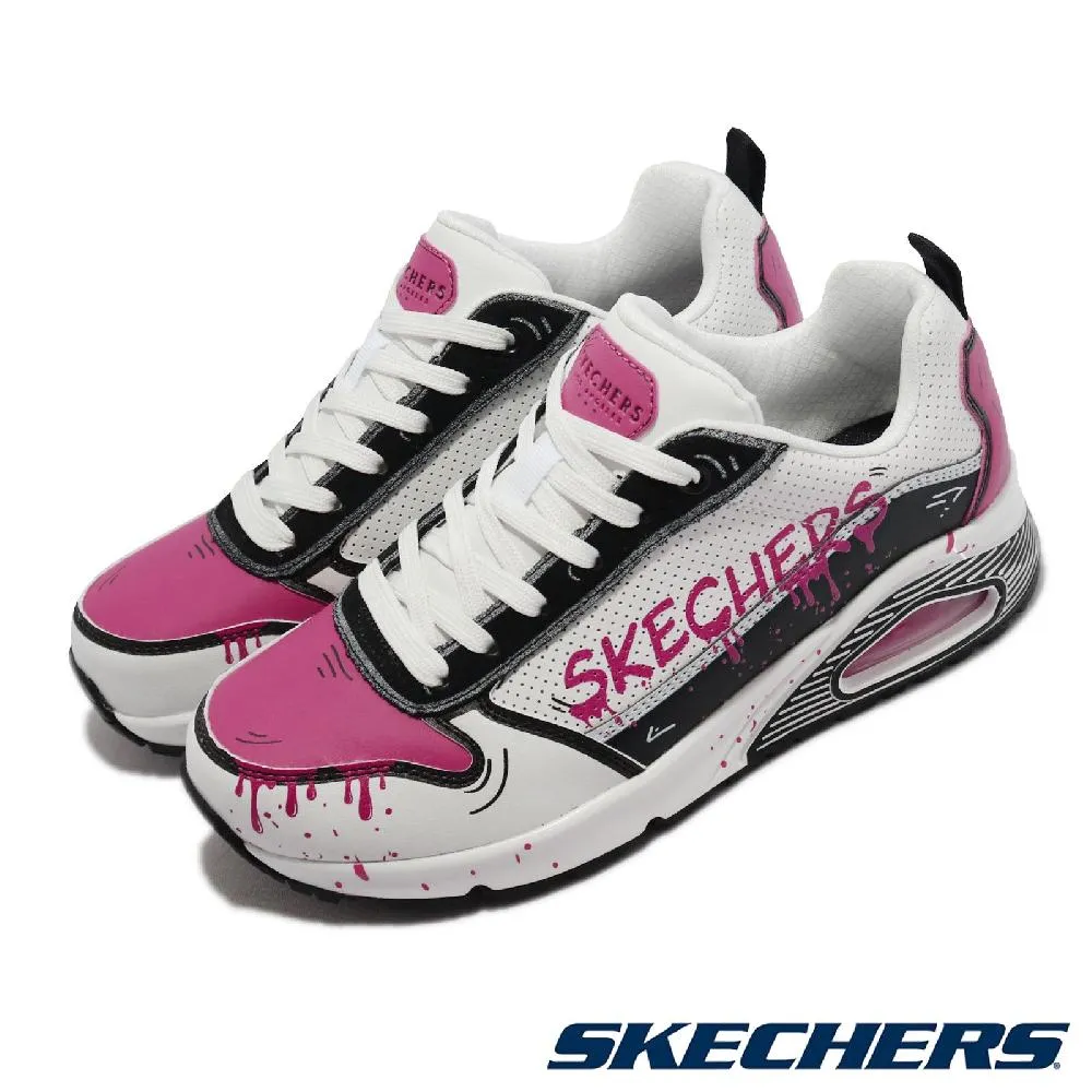 Skechers 休閒鞋 Uno 女鞋 JAMES GOLDCROWN 聯名款 白 愛心【ACS】 155507WMLT 歷史價格詳細信息