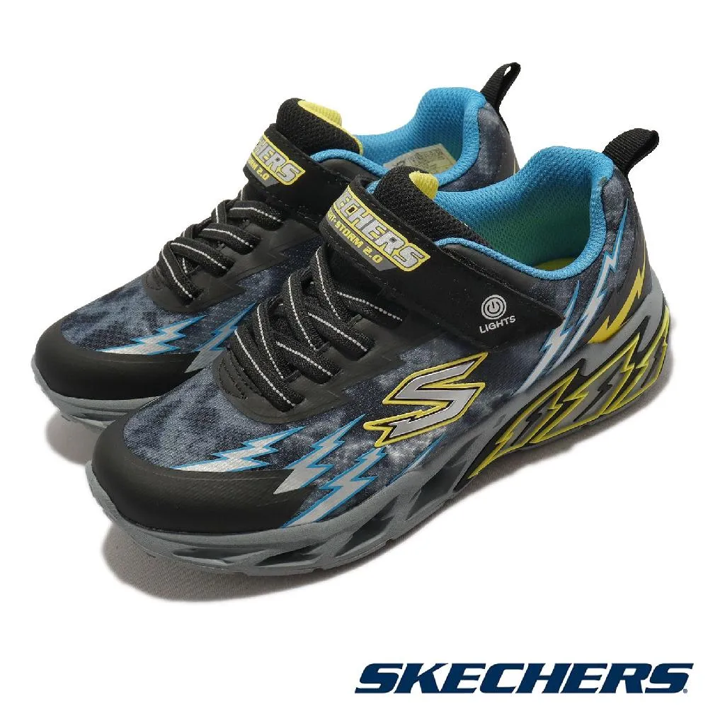 Skechers 童鞋 S Lights 黃 黑 燈鞋 寶可夢 皮卡丘 小朋友 發光鞋【ACS】 319503LBKMT 歷史價格詳細信息