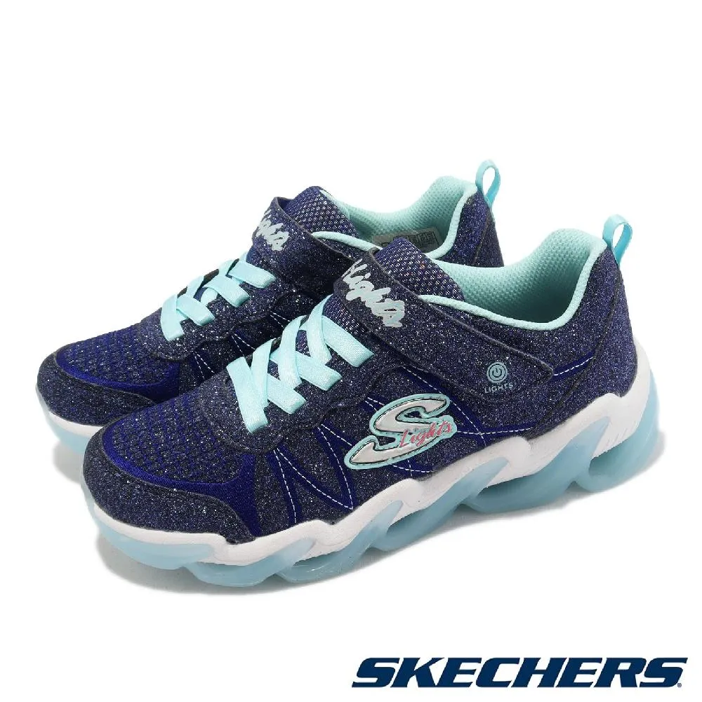 Skechers 休閒童鞋 S Lights-Flutter Heart Lights 紫 燈鞋 愛心 魔鬼氈 中童 302315LPKMT 歷史價格詳細信息