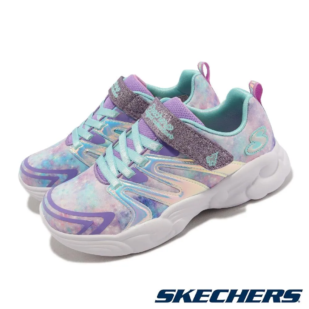 Skechers 童鞋 Unicorn Storm 藍 紫 銀 獨角獸 小朋友 魔鬼氈【ACS】 302210LLVAQ 歷史價格詳細信息