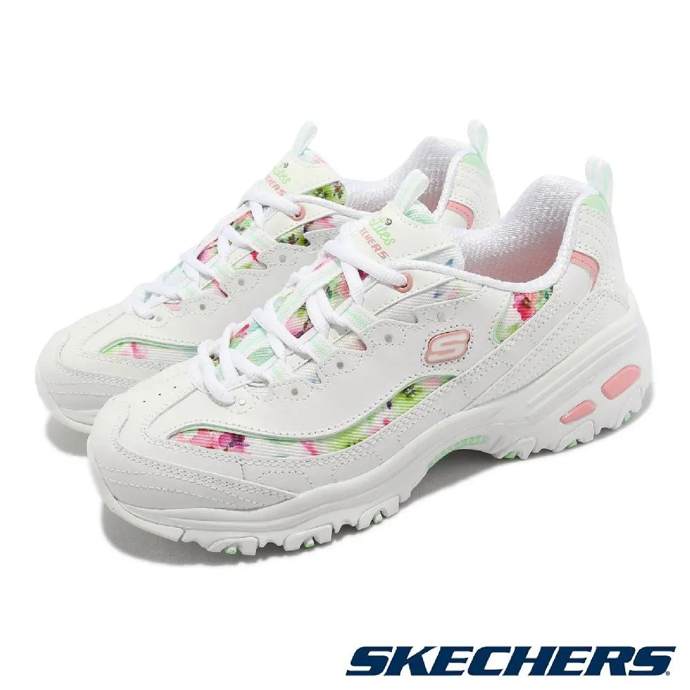 Skechers 休閒鞋 D Lites-Blooming Fields 白 粉紅 綠 小花 女鞋 149794WMLT 歷史價格詳細信息