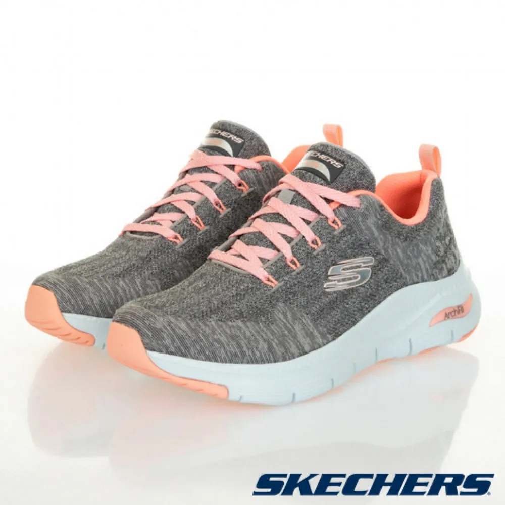 【SKECHERS】女 ARCH FIT 休閒鞋-149413BKMN 歷史價格詳細信息