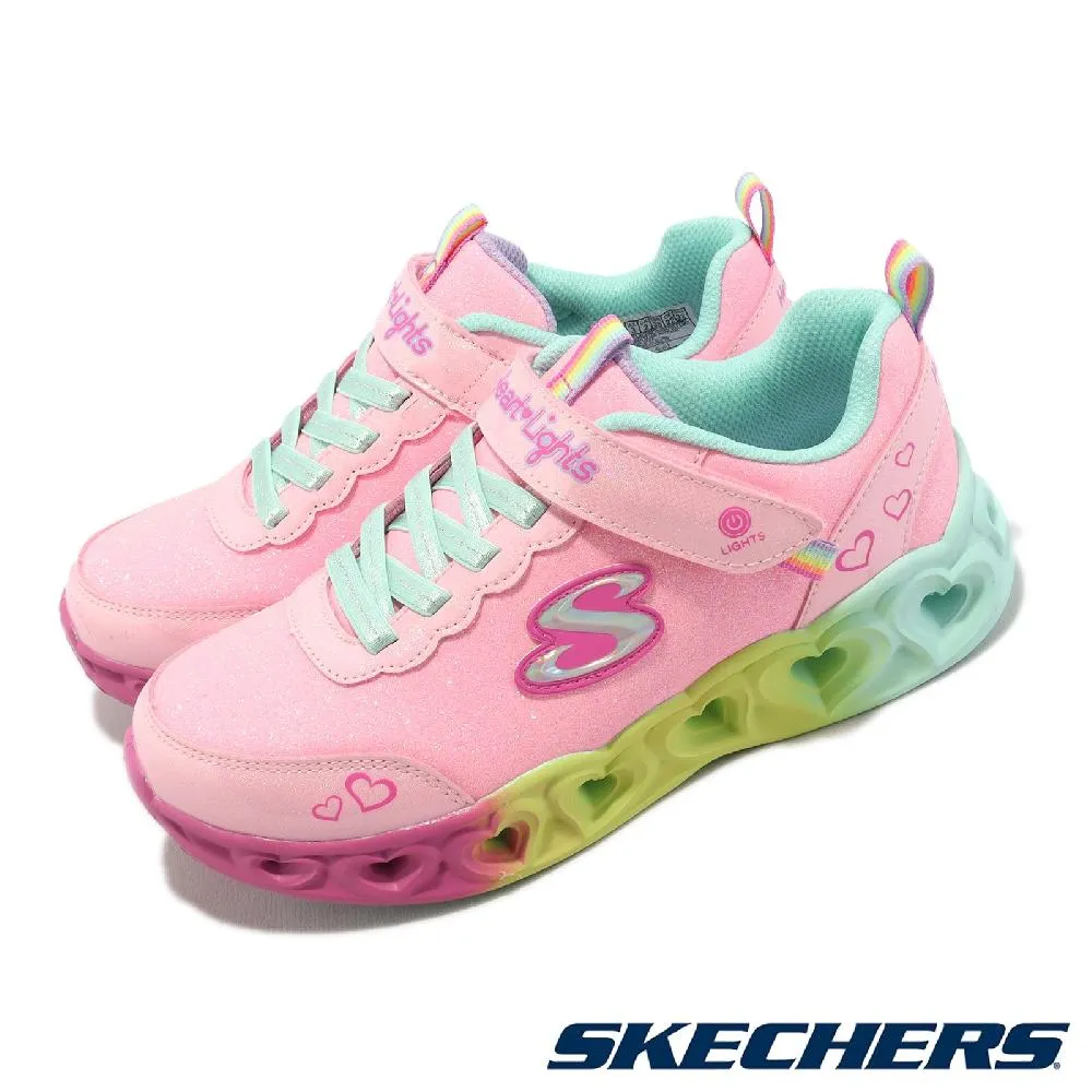 SKECHERS S LIGHTS 魔鬼氈 燈鞋 中童 黑藍 R9793 (400138LBKBL) 歷史價格詳細信息