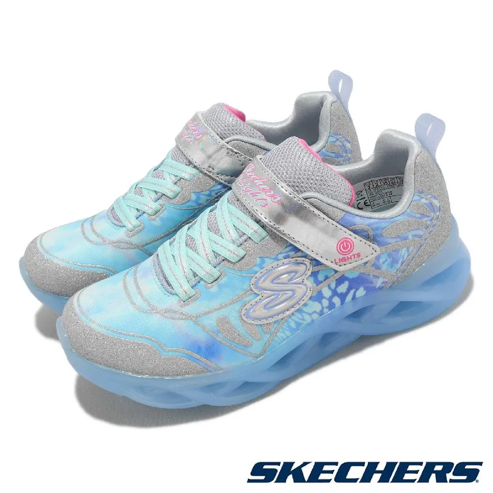 Skechers 童鞋 S Lights 黑 藍 銀 星星 發光 燈鞋 小朋友 套入式【ACS】 303701LBKMT 歷史價格詳細信息