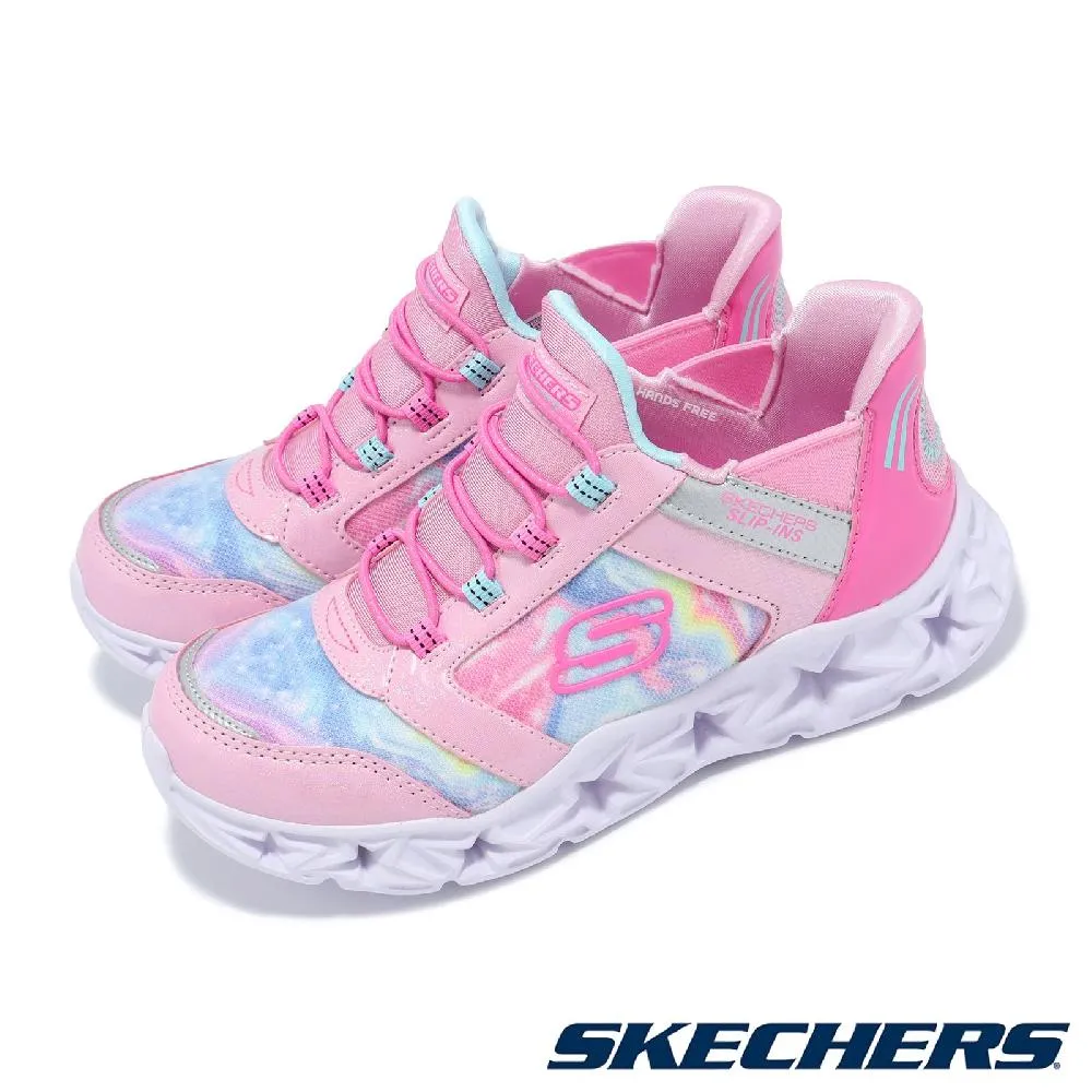 Skechers 斯凱奇 燈鞋 S Lights-Twisty Brights 中童鞋 粉 小朋友 魔鬼氈 休閒鞋 發光 302325LPKMT 歷史價格詳細信息