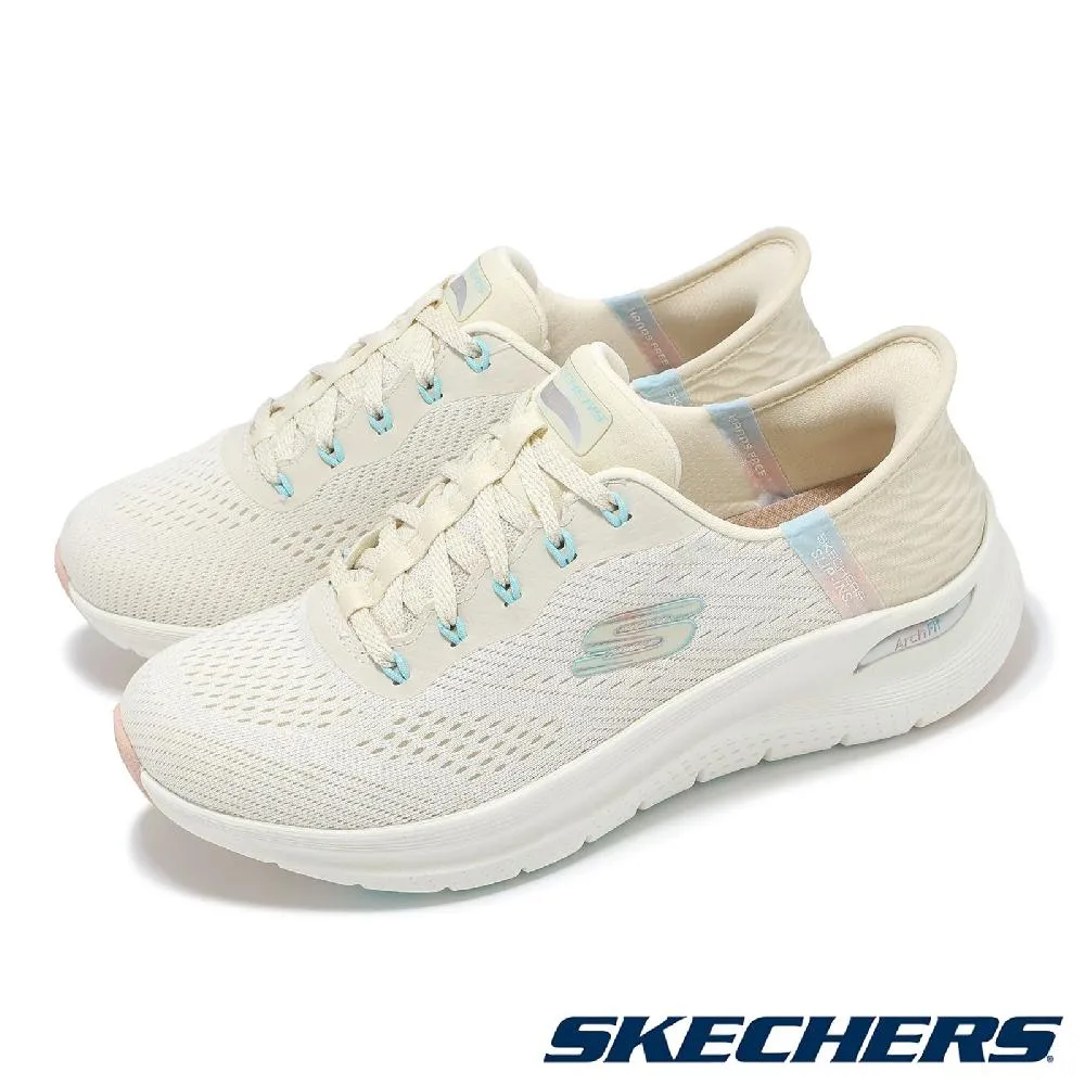 Skechers 休閒鞋 Arch Fit 寬楦 白 彩色 襪套 健走鞋 女鞋 小白鞋【ACS】 149565WWMLT 歷史價格詳細信息
