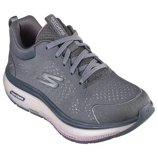 Skechers Go Walk 灰色 織布 運動健走鞋 男款NO.B1594【新竹皇家 216116CCOR】 歷史價格詳細信息