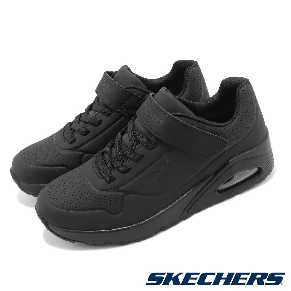 Skechers 童鞋 Uno-Air Blitz 全黑 黑 氣墊 魔鬼氈 小朋友 女鞋 ACS 403673LBBK 歷史價格詳細信息