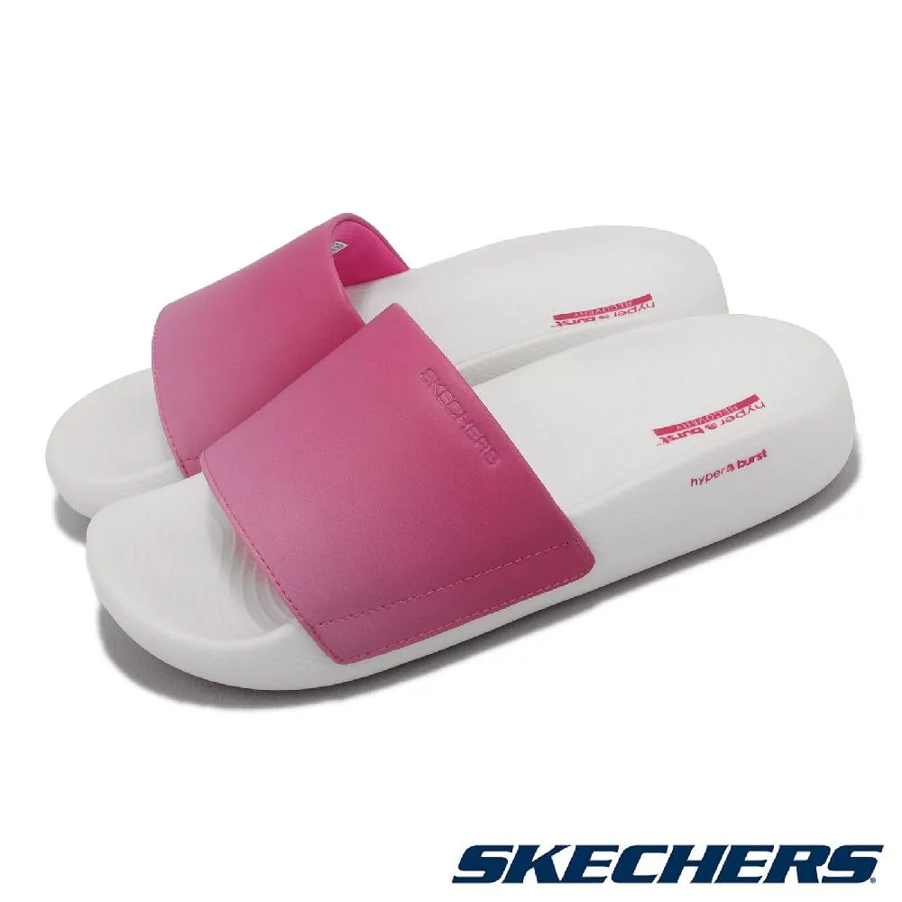 Skechers Hyper Slide [140466DKTP] 女 涼拖鞋 健走 休閒 雙釦 雙帶 緩震 舒適 棕 歷史價格詳細信息