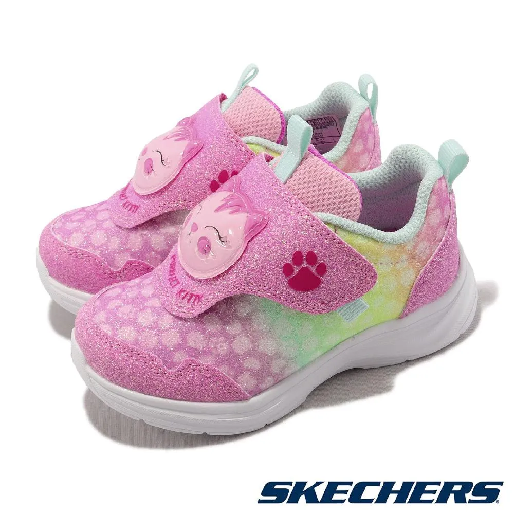 SKECHERS S LIGHTS 魔鬼氈 燈鞋 小童 藍紅 Y1928 (401680NNVBL) 歷史價格詳細信息