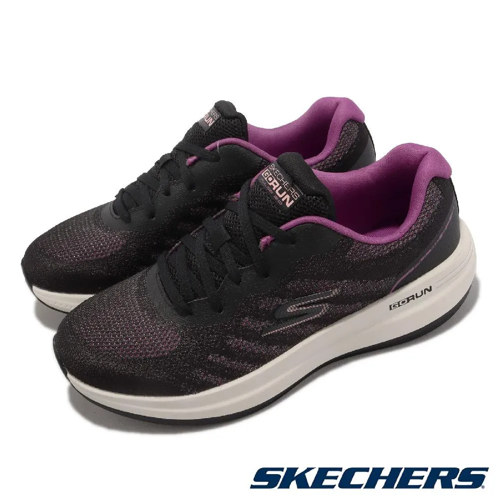Skechers 黑紫 輕量 跑步 記憶鞋墊 休閒運動鞋 女款 NO.J1412【新竹皇家149835BKMT】 歷史價格詳細信息