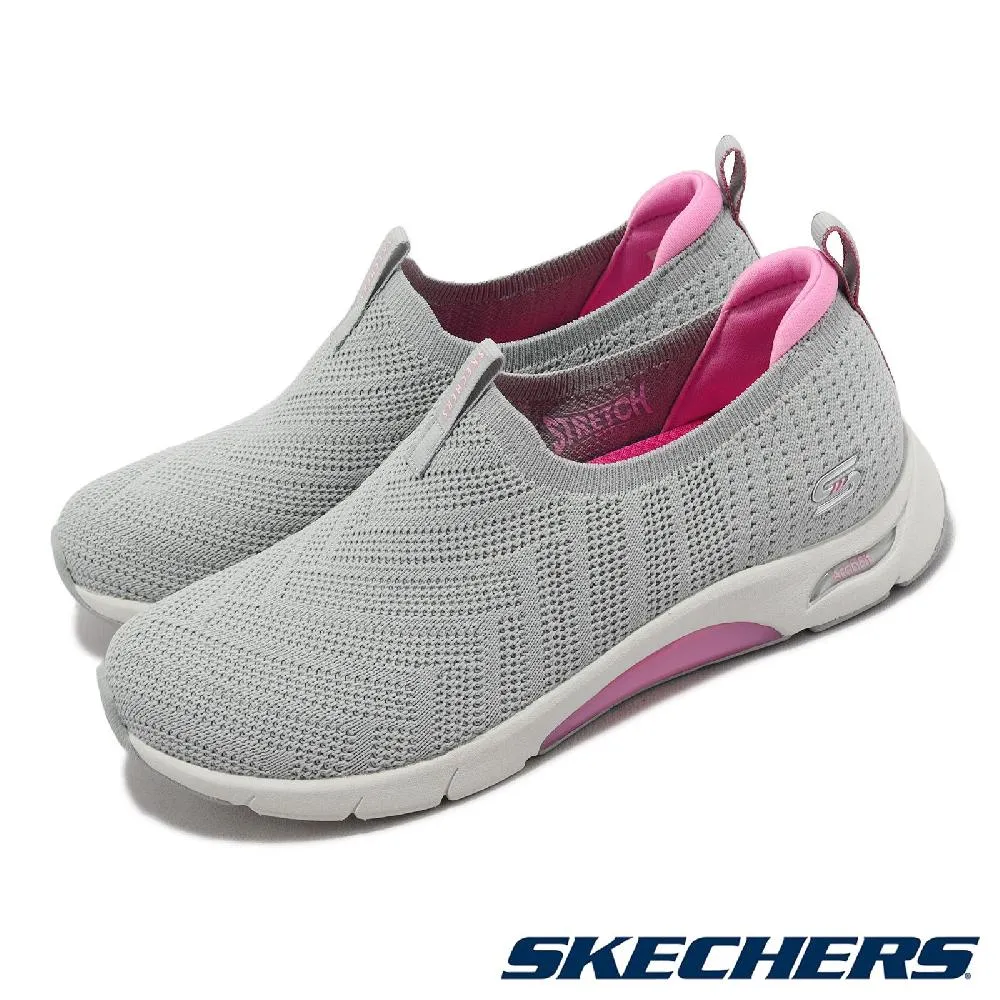 Skechers 休閒鞋 Skech-Air Arch Fit 黑 紫 襪套式 女鞋 【ACS】 104252BKCL 歷史價格詳細信息