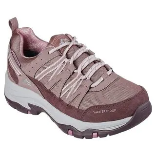 Skechers Trego [180003MVE] 女 戶外鞋 越野 登山 防水 止滑 耐磨 緩震 舒適 梅紅 歷史價格詳細信息