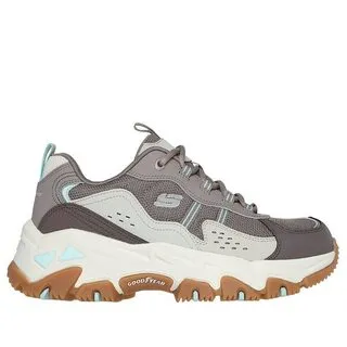 Skechers D Lites 灰白粉 厚底 足弓支撐 老爹鞋 女款 NO.J1237【新竹皇家149800GYNP】 歷史價格詳細信息