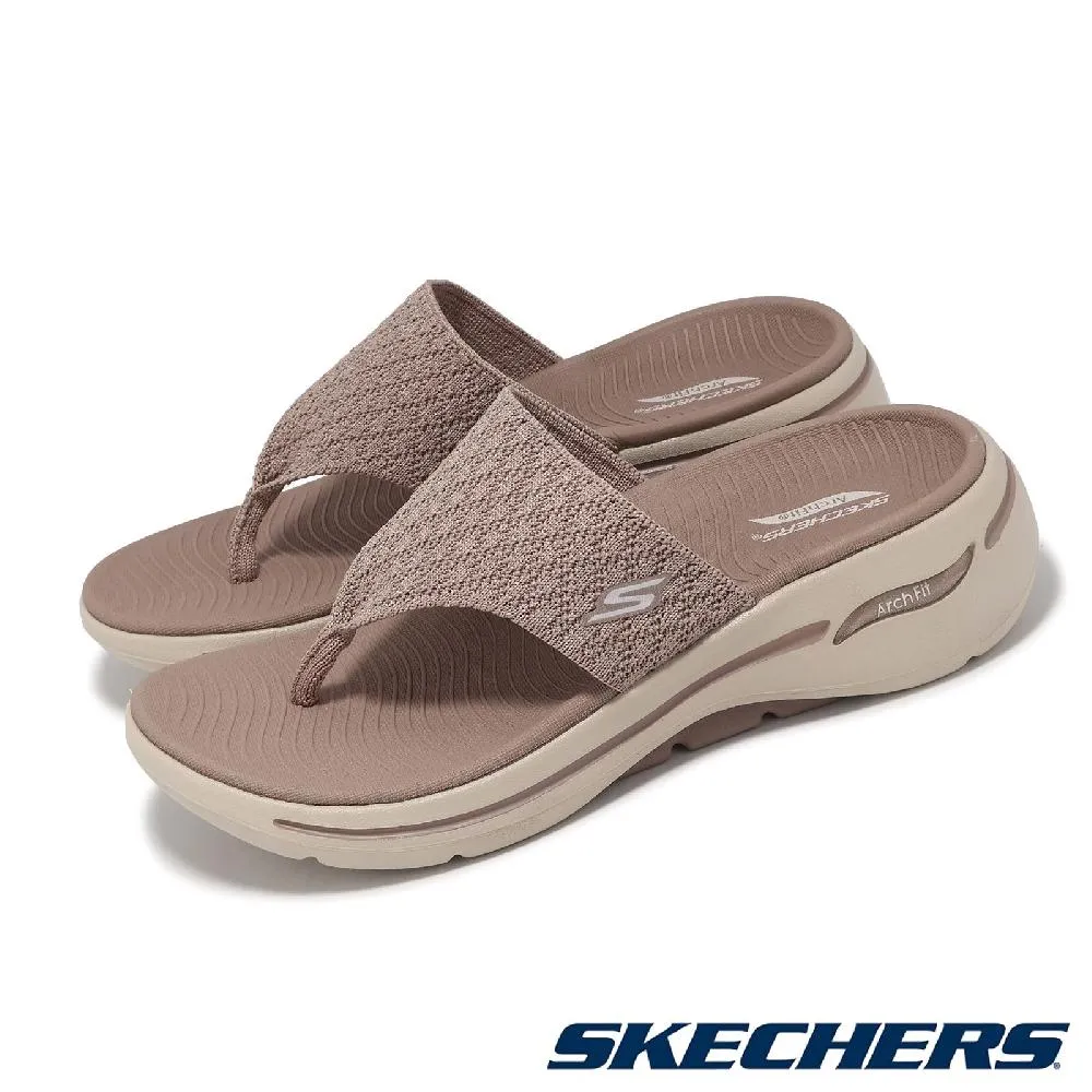 Skechers 拖鞋 Go Walk Arch Fit Sandal 黑 夾腳 男鞋 【ACS】 229057BKW 歷史價格詳細信息