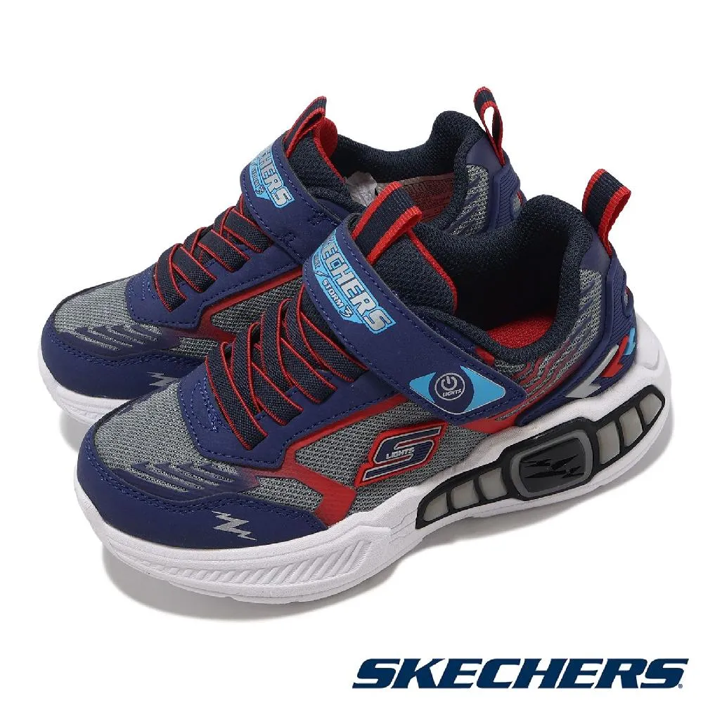 Skechers 燈鞋 S Lights-Storm 2.0 黑灰黃 閃電 童鞋 發光【ACS】 400150LBKBL 歷史價格詳細信息