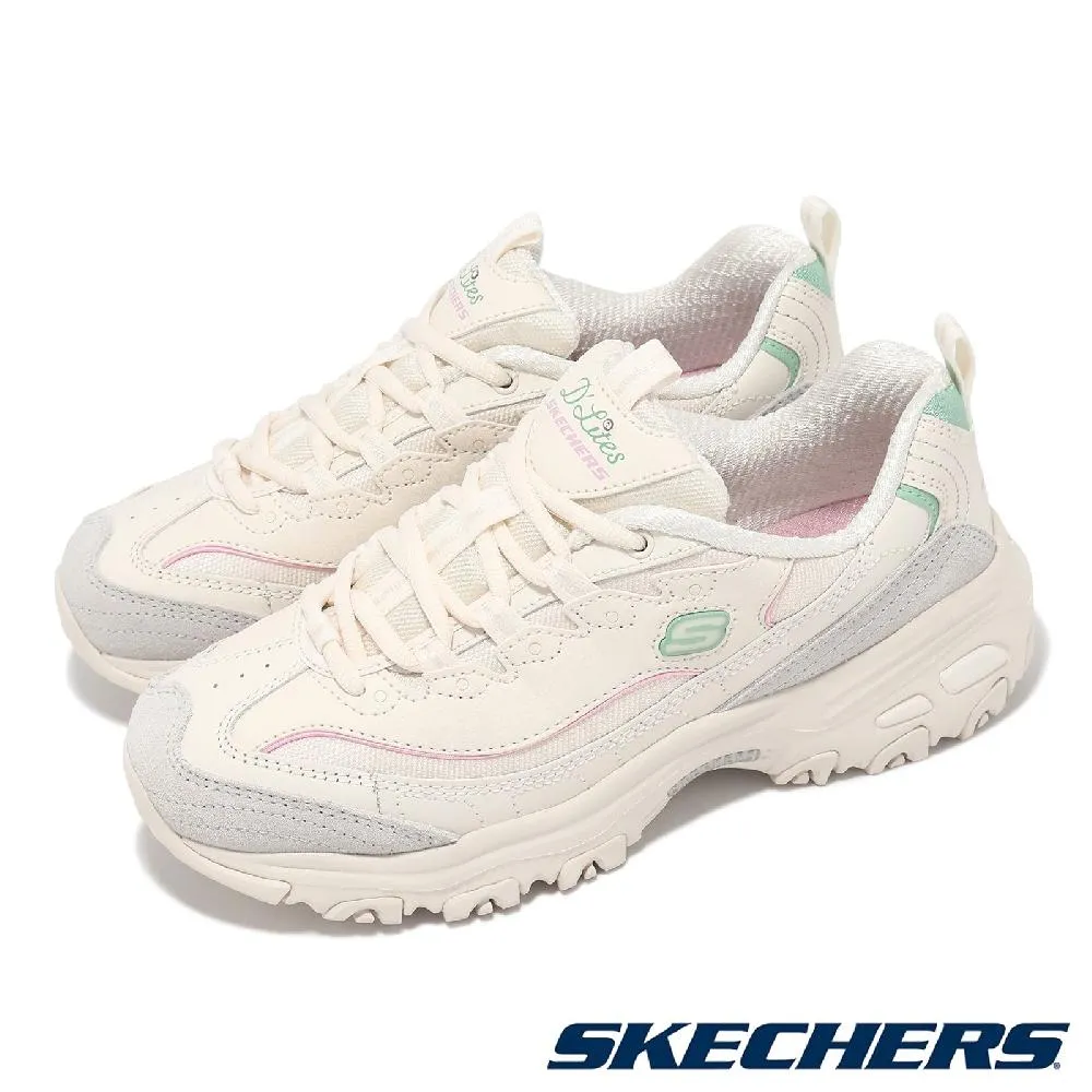 Skechers 老爹鞋 D Lites 米白 笑臉 女鞋 休閒鞋 復古 厚底 增高 女鞋 ACS 896140NTMT 歷史價格詳細信息