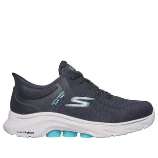 SKECHERS GO WALK 7 女健走鞋-黑-125231BKW 歷史價格詳細信息