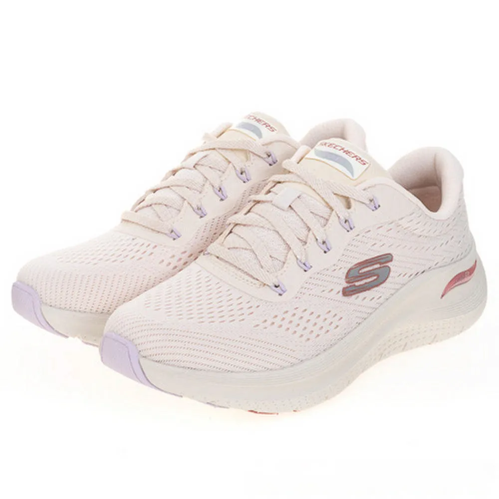Skechers Arch Fit 2.0 [150066WWBL] 女 休閒鞋 寬楦 厚底 套入式 瞬穿 白 藍 歷史價格詳細信息