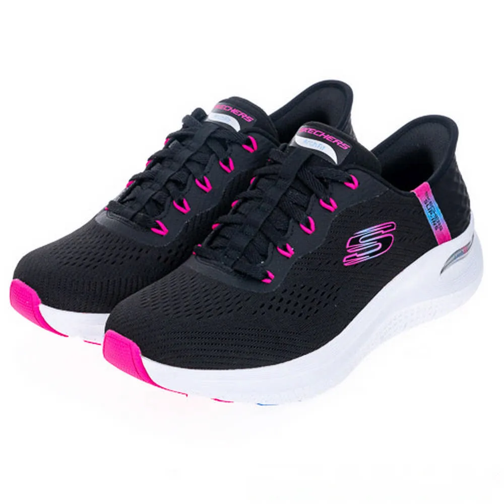 Skechers Arch Fit 2.0 [150066WWBL] 女 休閒鞋 寬楦 厚底 套入式 瞬穿 白 藍 歷史價格詳細信息