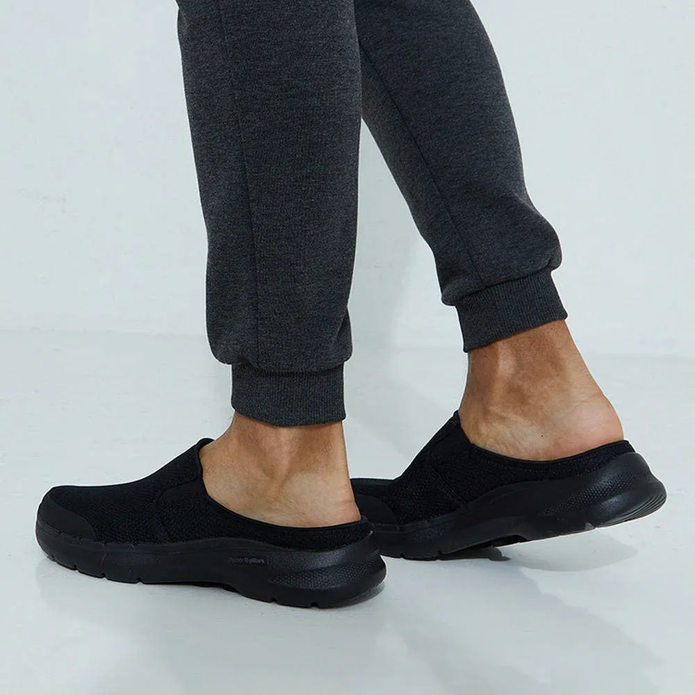 Skechers Go Walk 6 [216270BBK] 男 休閒鞋 穆勒鞋 健走 步行 舒適 緩震 輕便 透氣 黑 歷史價格詳細信息