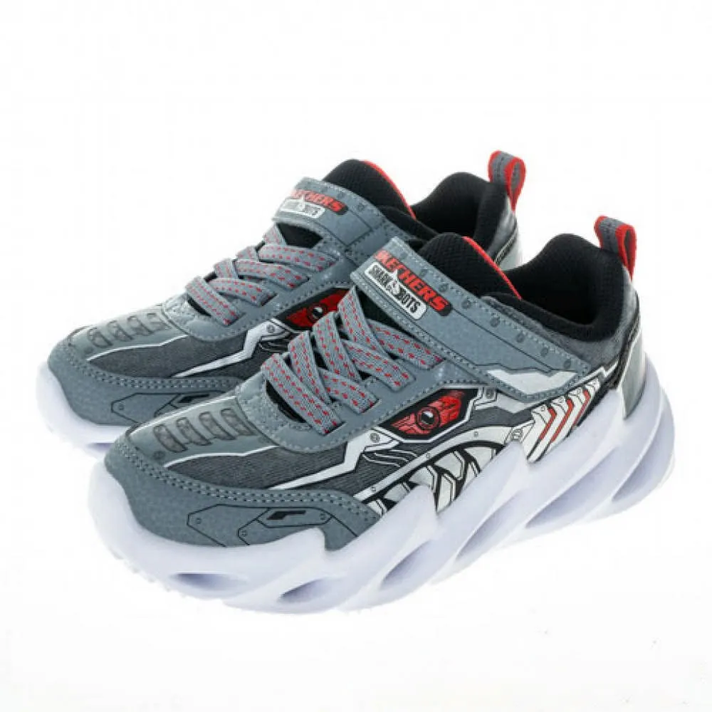 Skechers 童鞋 Shark-Bots-Surf Patrol 黑 白 鯊魚 魔鬼氈 零碼福利品 【ACS】 歷史價格詳細信息