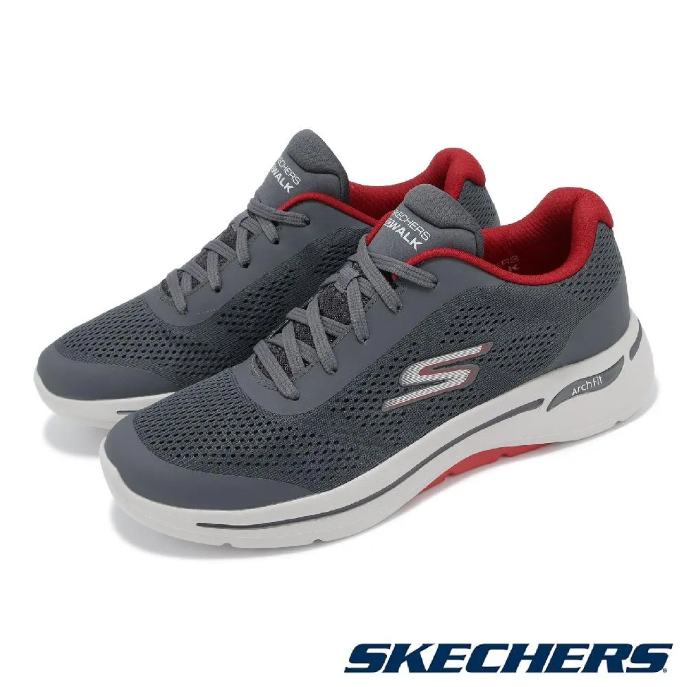 SKECHERS 健走鞋 運動鞋 GO WALK ARCH FIT 男 216134BLK 黑 歷史價格詳細信息