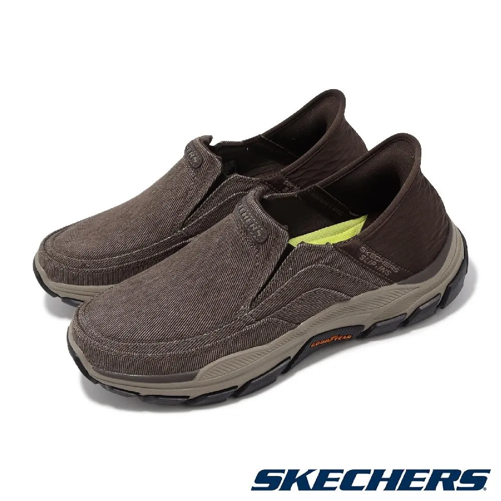 Skechers Respected [204809BLK] 男 休閒鞋 健走 步行 瞬穿舒適科技 止滑 耐磨 帆布 黑 歷史價格詳細信息