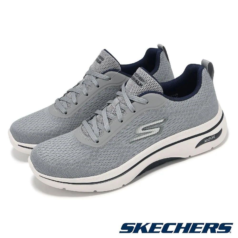 Skechers 健走鞋 Go Walk Arch Fit 灰褐色 足部支撐 男鞋【ACS】 216121-TPE 歷史價格詳細信息