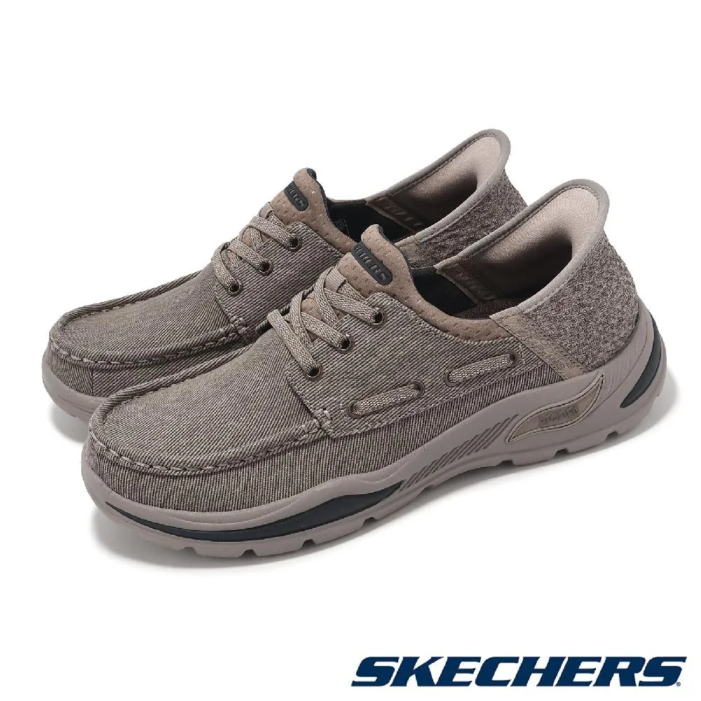Skechers 休閒鞋 Arch Fit Motley 套入式 牛仔布 男鞋 懶人鞋【ACS】 204415NVY 歷史價格詳細信息