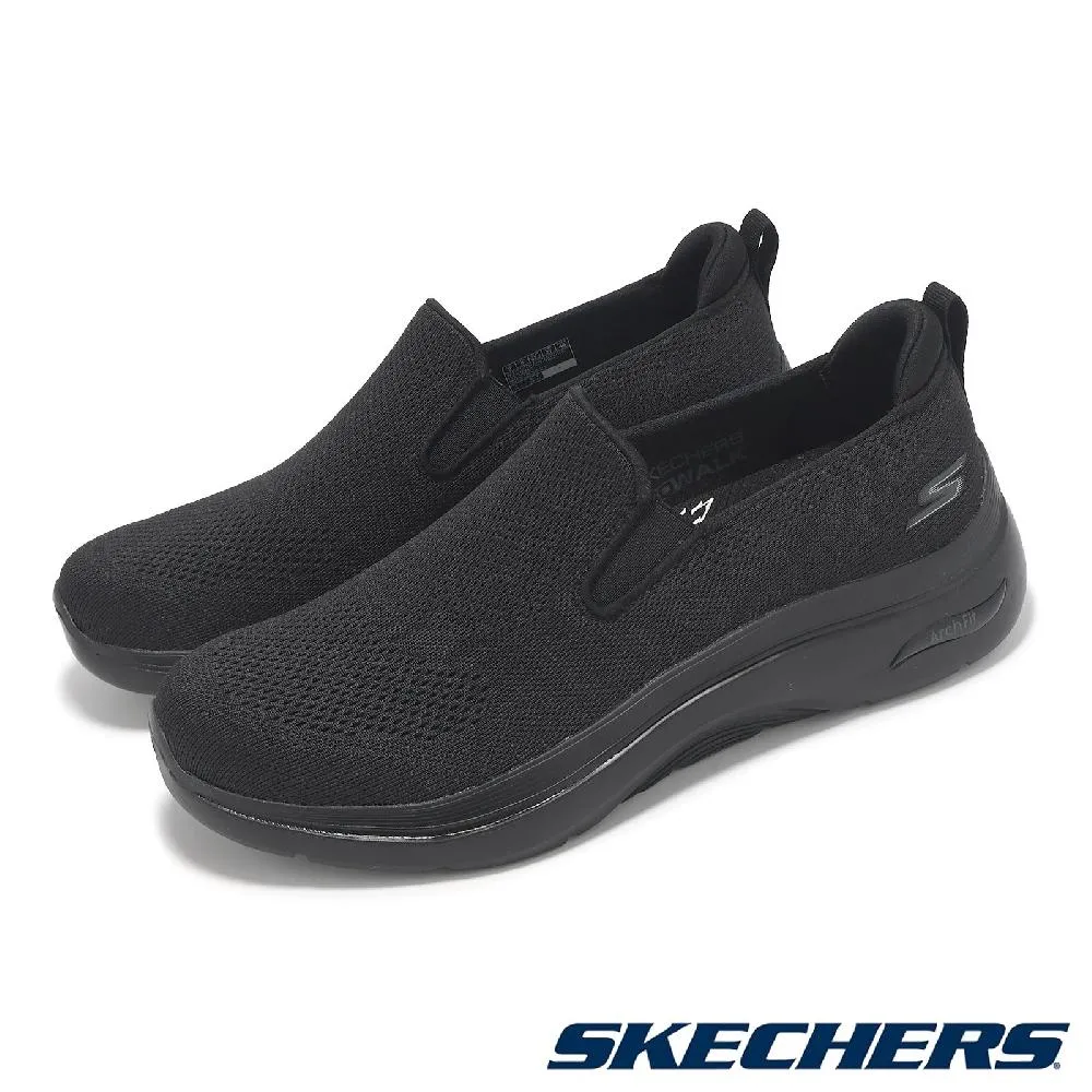 Skechers 休閒鞋 Go Walk Arch Fit 黑 足弓支撐 健走鞋 男鞋 【ACS】 216260BBK 歷史價格詳細信息