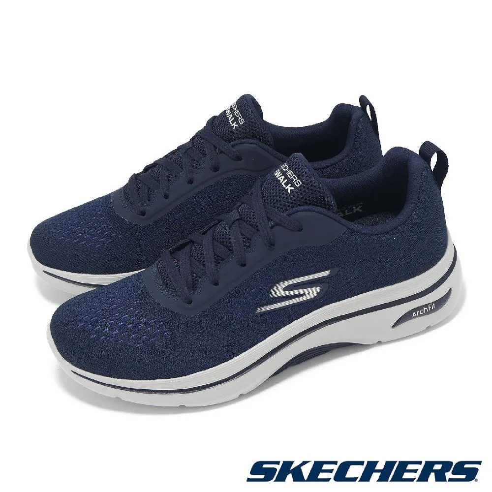 SKECHERS 女 健走鞋 GO WALK ARCH FIT 藍 -124860NVMT 歷史價格詳細信息