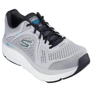 Skechers Max 灰色 緩衝 支撐 慢跑鞋 男款 NO.B2530【新竹皇家 220586CHAR】 歷史價格詳細信息