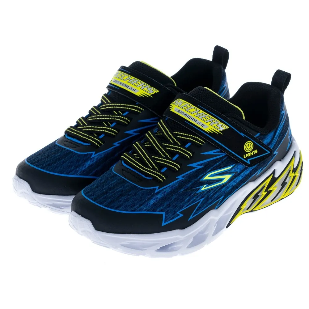【SKECHERS】男童鞋系列 燈鞋 LIGHT STORM 2.0(400150LNVRD) 歷史價格詳細信息