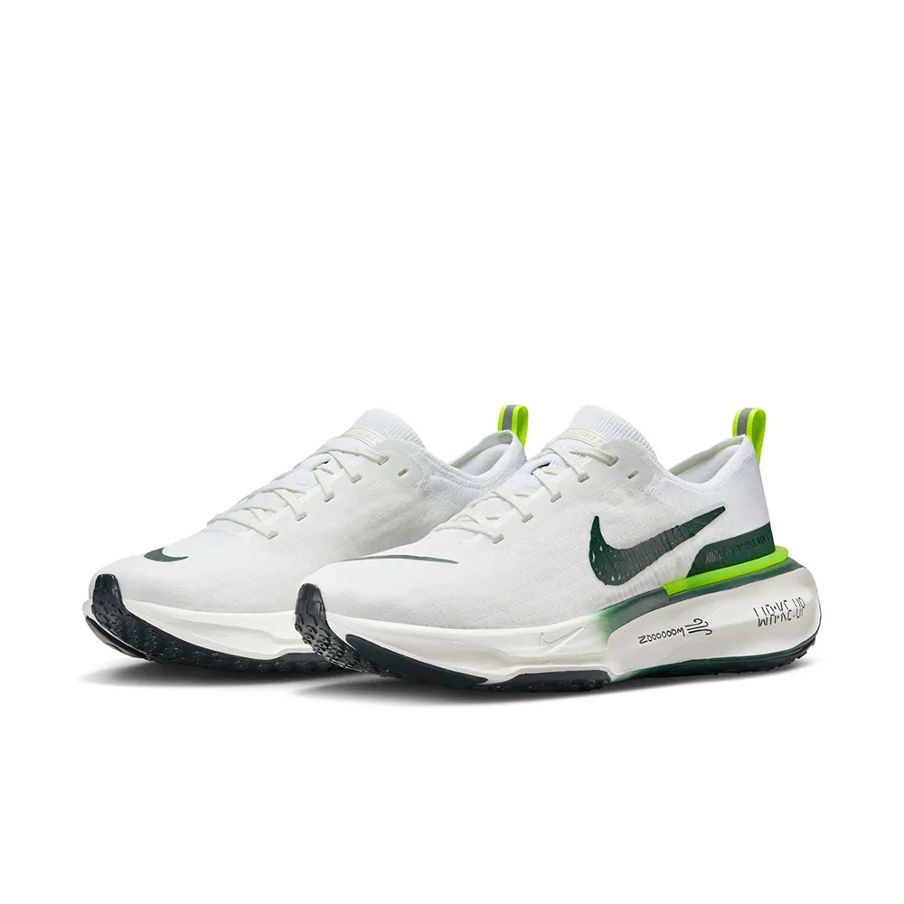 Nike ZoomX Invincible Run FK 3 男 白綠色 慢跑 運動 慢跑鞋 FZ4018-100 歷史價格詳細信息