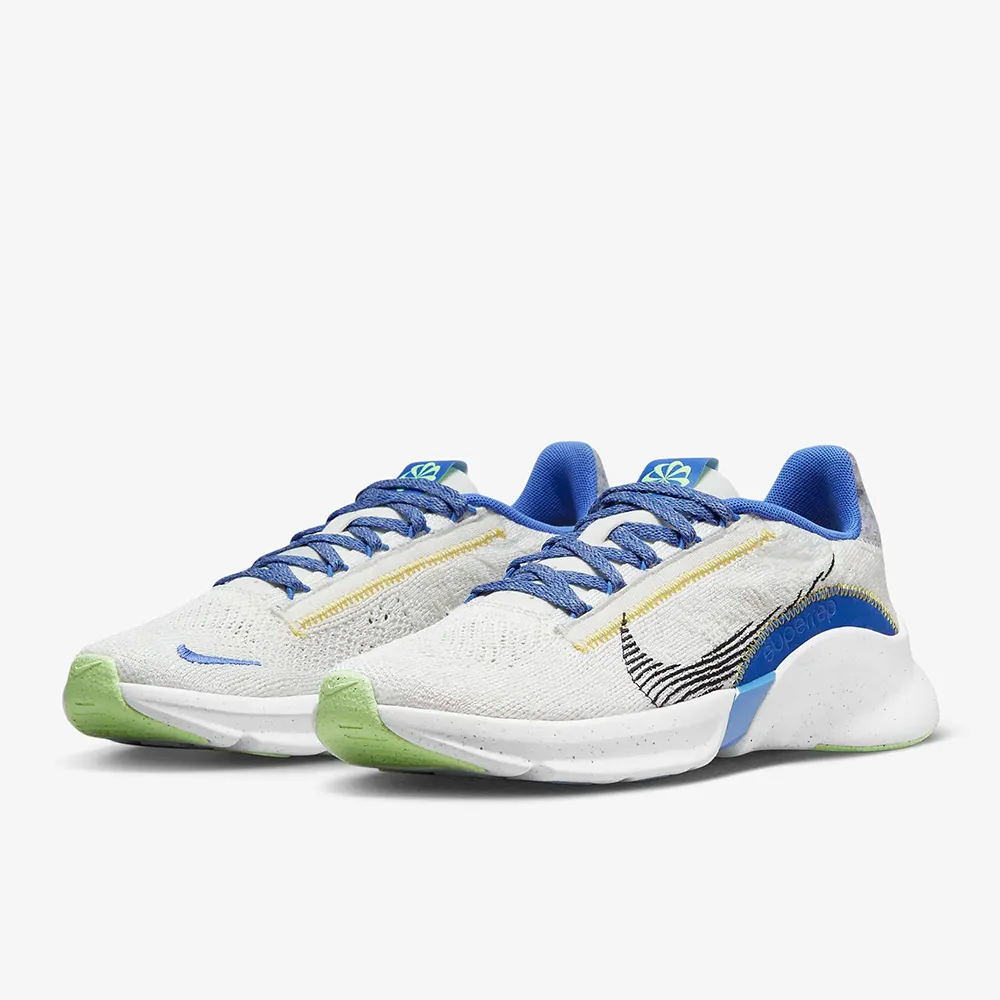 Nike W SuperRep Go 3 NN FK [DH3393-102] 女 慢跑鞋 運動 支撐 舒適 輕量 白藍 歷史價格詳細信息