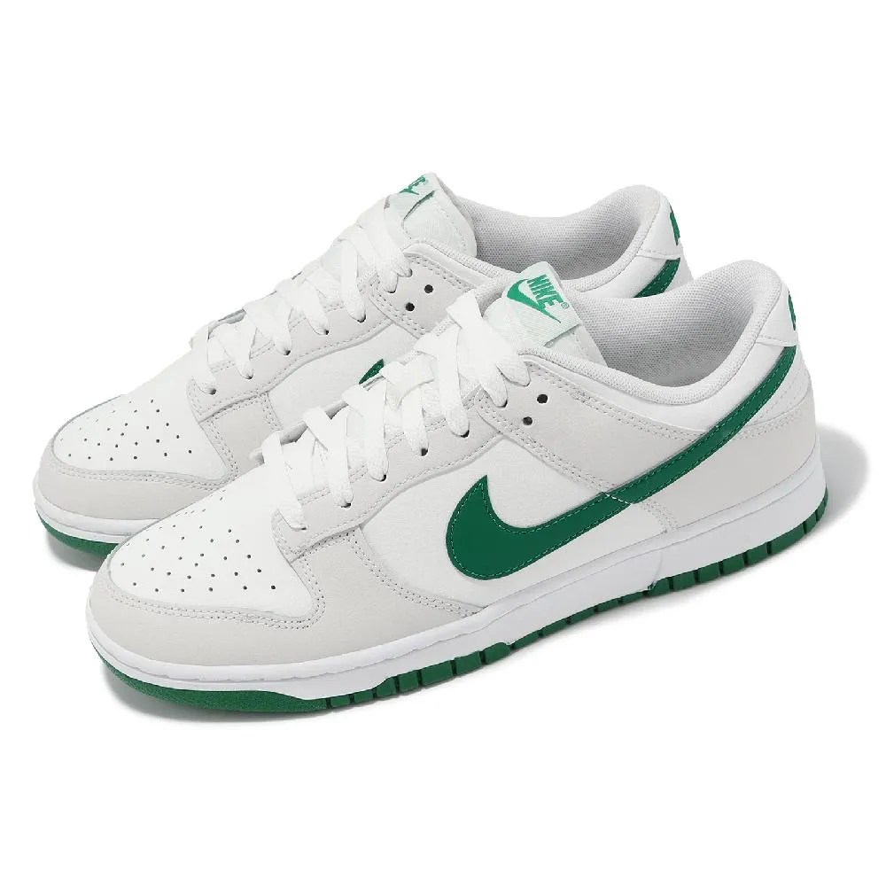 【NIKE】NIKE DUNK LOW 男鞋 休閒鞋 米白 綠-FQ8080133 歷史價格詳細信息