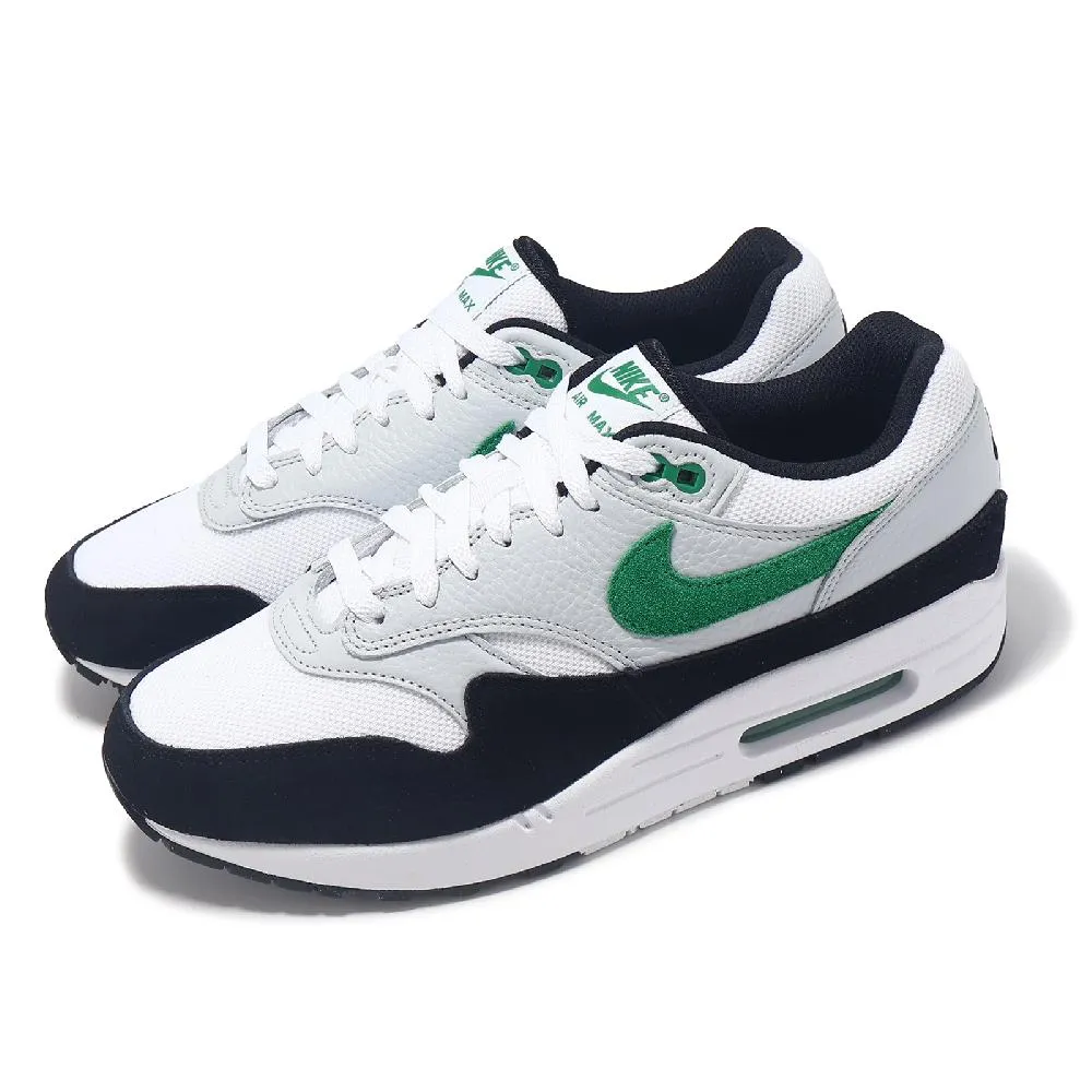Nike 耐吉 休閒鞋 Air Max 1 男鞋 女鞋 白 黑 氣墊 經典 復古 百搭 FD9082-107 歷史價格詳細信息