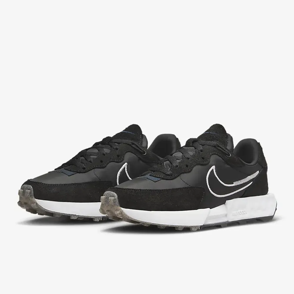 Nike 休閒鞋 Fontanka Waffle 黑 螢光 女鞋 拼接 麂皮 運動鞋 【ACS】 DC3579-001 歷史價格詳細信息